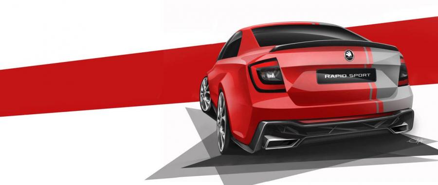  Skoda Rapid Sport Concept 2013 года  (фото 2 из 11)